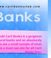 Carli Banks Club - Click Here Now to Enter