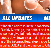 Bubbly Massage - Click Here Now to Enter