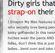 I Strapon My Man - Click Here Now to Enter
