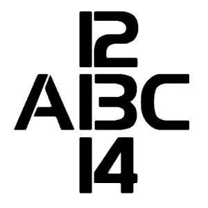 Optical illusion where your focus switched from a character from a B to 13