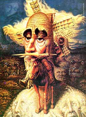 Optical illusion where you have to try and find all of the faces inside the picture