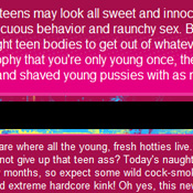 Not So Innocent Teens - Click Here Now to Enter