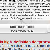 SluttyGaggers - Click Here Now to Enter