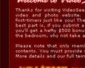 Video Seekers - Click Here Now to Enter