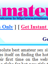 Amateur Girls - Click Here Now to Enter