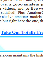 Amateur Girls - Click Here Now to Enter